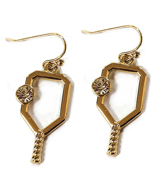 SPORT THEME EARRING - PICKLEBALL-0